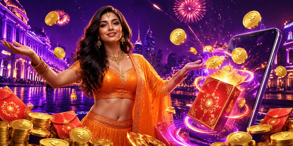 Responsible gaming awareness with festive Indian red envelope